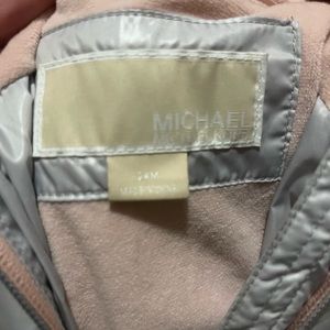 24 month old Michael Kors girl silver jacket